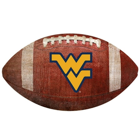 West Virginia Mountaineers 12'' Football Sign