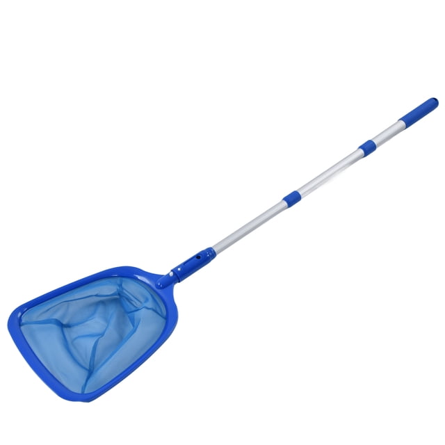 Pool Skimmer Net, 35in Heavy Duty Retractable Detachable Fast Remove Debris Leaf Skimmer Net, Portable Ultra Fine Mesh Net Bag For Swimming Pools, , Hot Tub, Pond, Above Inground
