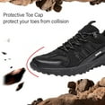 thumbnail image 2 of Mens Hiking Shoes Outdoor Lightweight Non-slip Breathable Sneakers Trekking Waterproof Comfortable Off-Road Shoes Black 11 US, 2 of 7