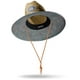 thumbnail image 1 of Sombrero de Paja para Hombres y Mujeres | Sombrero de salvavidas, sombrero de playa y sombrero de sol | Ala ancha UPF 50+ para protección solar | Talla única | Cicuta, 1 of 5
