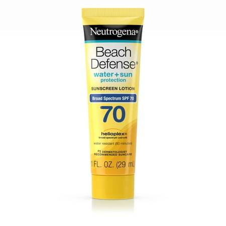 Neutrogena Beach Defense Body Sunscreen Lotion with SPF 70, 1 (Best Sunscreen Lotion For Beach)