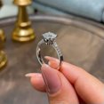 thumbnail image 4 of K-KED Gorgeous Women Party 925 Silver Filled Ring Cubic Zirconia Delicate Jewelry Gift Sz 6-10-6, 4 of 6