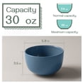 thumbnail image 5 of 30 Oz Ceramic Bowl Set Of 4, 5.8 Inch Deep Large Bowls For Soup, Cereal, Ramen And Salad, 5 of 6
