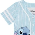 thumbnail image 6 of Disney Girls Baseball Jersey T-Shirt with Lilo & Stitch and Mickey Mouse- Girls Sizes 4-16 Mint/White, 6 of 8