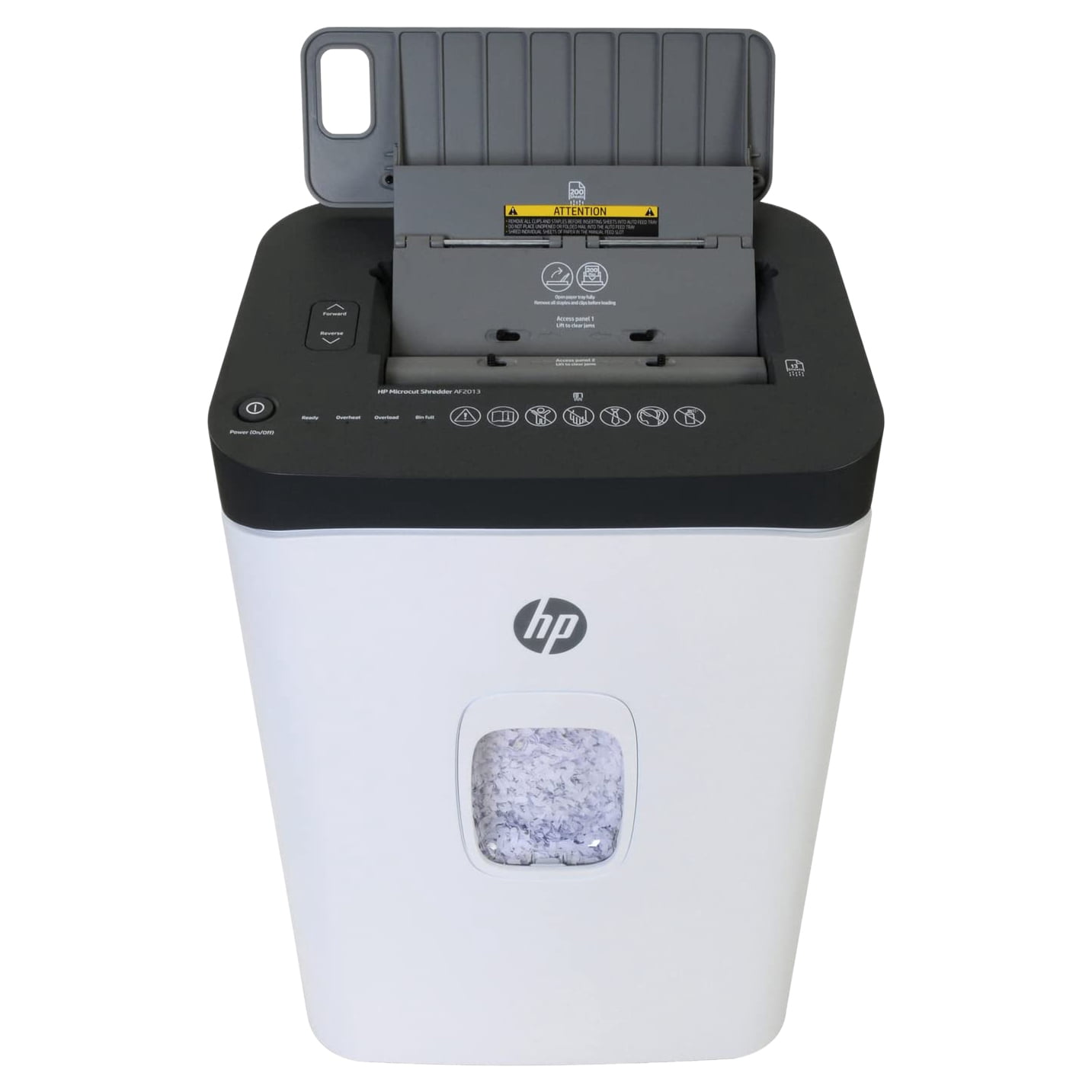 HP 91004F AF2013 200-Sheet Microcut Heavy-Duty Auto-Feed Shredder