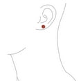 thumbnail image 3 of Bling Jewelry Womens Elegant  Pave Crystals Drop Ball Earrings 8MM, 3 of 5