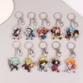 thumbnail image 2 of Llavero acrílico de Anime de una pieza, figura de Luffy, Zoro, Nami, colgante de bolsa, Robin, Chopper, Usopp, llavero de dibujos animados, juguete, regalo de cumpleaños, 1 ud., 2 of 5