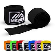MAVIKS Boxing Hand Wraps 180 inch Bandages for Martial Arts Kickboxing Muay Thai MMA Training Sparring Inner Gloves for Men Women Mitts Protector with Thumb Loop