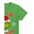 thumbnail image 3 of Grinch Being Good, Boys Apparel Crew Neck Short Sleeve T-Shirt, Sizes 4-18, 3 of 4