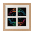 thumbnail image 1 of Rabow Rotatg Music Notes Black Frame Wall Tabletop Display 4 Openings Picture, 1 of 3