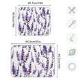 thumbnail image 3 of Lavender Flower Dish Drying Mats Kitchen Mat Microfiber Counter Absorbent Dish Pad Drainer Rack 16"x18", 3 of 7