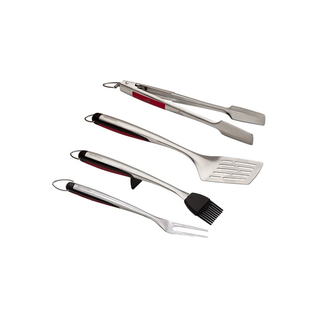 Set 4 Piezas Char-Broil Espátula, Pinzas, Cepillo Y Tenedor Char‑Broil 4867710R04