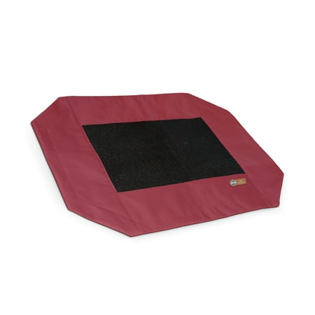 UPC: 0655199634538 | K&H Pet Products Original Pet Cot Replacement Cover (Cot Sold Separately) Red/Black Large 30 X 42 Inches