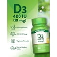 thumbnail image 5 of Vitamin D3 400 iu (10 mcg) | 100 Tablets | For Men and Women | by Nature's Truth, 5 of 7