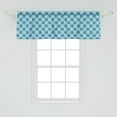 thumbnail image 2 of Ambesonne Blue Mandala Window Valance, Bohemian Floral Tile, 54" X 18", Dark Blue Pale Blue, 2 of 3