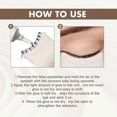 thumbnail image 3 of Eyelash Applicator Tool, False Eyelash Tool with Silicone Clip Design More Convenient to Wear Lashes, 2PCS Eyelash Tweezers for False Lashes, 3 of 5
