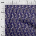 thumbnail image 1 of oneOone Cotton Poplin Fabric Leaves & Floral Block Print Sewing Fabric BTY 42 Inch Wide, 1 of 4