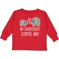thumbnail image 3 of Inktastic Grandaddy Loves Me Grandchild Gift Boys or Girls Long Sleeve Toddler T-Shirt, 3 of 5
