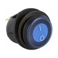 thumbnail image 4 of 5Pcs 12V Blue Round Toggle LED Switch 20A 12V DC On/Off SPST 3Pins for Car Truck Rocker On-Off Control for Auto Truck Boat Marine Off-Road Vehicle, 4 of 11