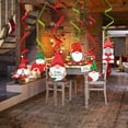 thumbnail image 4 of Dvumao Room Decor, Christmas Hanging Swirl Decorations 6pcs PET Ceiling Hanging Swirl Yard Party, Man Gifts, 4 of 9