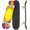 Pattern4, variant on Complete Skateboard Vibrant Tropical Pineapple 31 Inch 7-Ply Maple Skateboard with PU Wheels and Aluminum Trucks, Ready-to-Ride Skateboard for Beginners, Teens and Adults