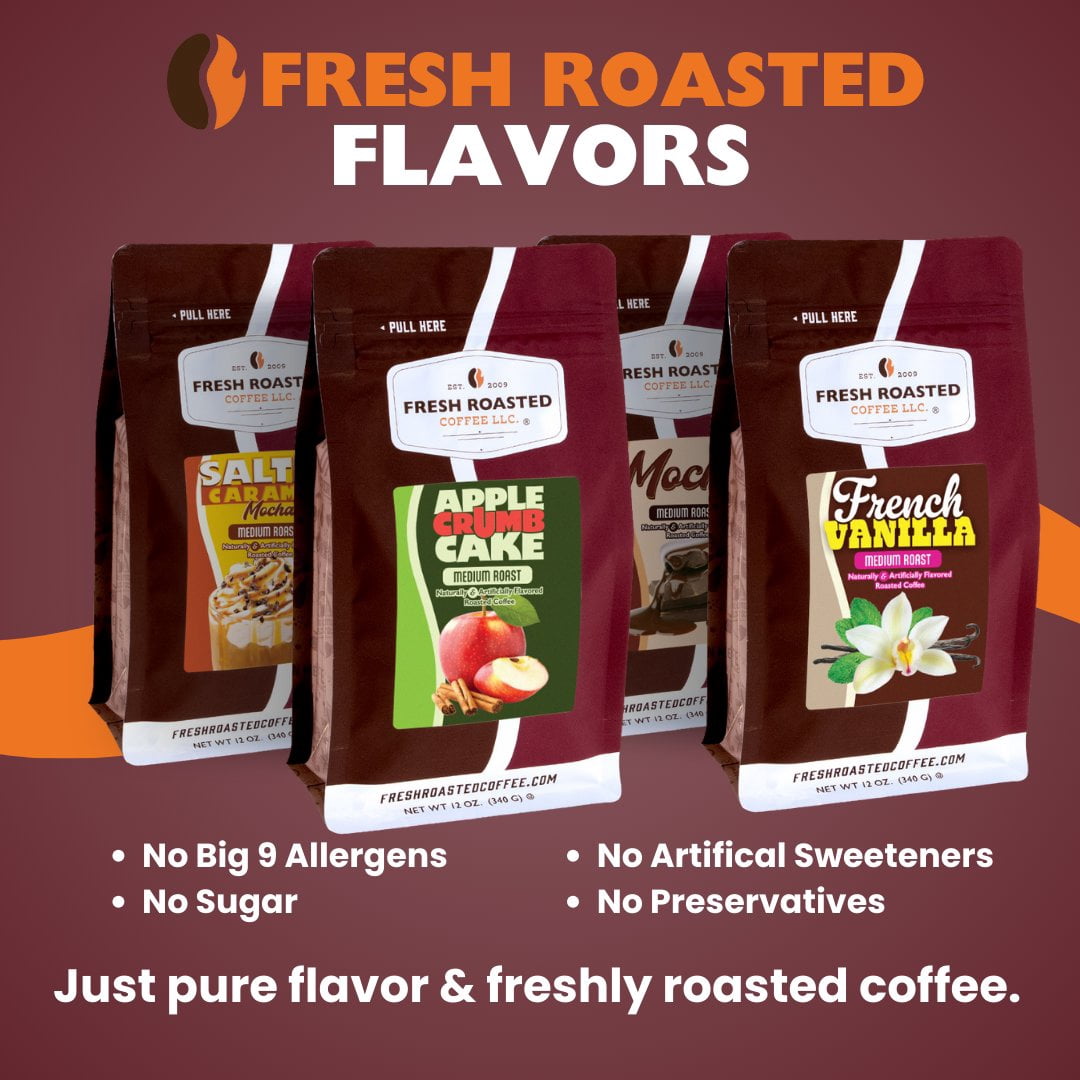 Fresh Roasted Coffee, Pecan Pie Flavored Coffee Drip Ground, 32 oz 2 lbs