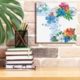 thumbnail image 6 of Epic Graffiti 'Flower Power V' by Mike Schick, Giclee Canvas Wall Art, 12"x12", 6 of 8