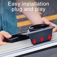 thumbnail image 4 of Car Side Door Window Storage Box Mount Tray Organizer Cup Holder Phone Stand Rack Key And Wallet Holder Easy Install Large Car Organizer Box, 4 of 8