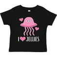 thumbnail image 3 of Inktastic Jellyfish Pink Ocean Creature Girls Toddler T-Shirt, 3 of 5