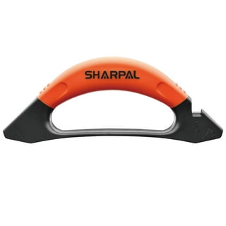 Sharp Pebble Orange Ninja Kitchen Knife Sharpener with 5 Adjustable  Sharpening Angl