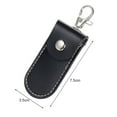 thumbnail image 5 of Tnobhg Fine Workmanship USB Drive Protective Case with Keyring Button Closure Flash Drive Cover Faux Leather U Disk Protective Pouch, 5 of 7
