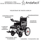 thumbnail image 5 of Andafacil Pro - Silla de Ruedas Electrica | Moderna, Plegable, Todo Terreno Andafacil Silla de ruedas, 5 of 10