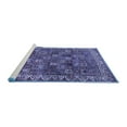 thumbnail image 2 of Ahgly Company Machine Washable Indoor Round Persian Blue Traditional Area Rugs, 5' Round, 2 of 4