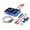 Blue, variant on Bunblic RC Car Motor Heat Dissipation Fan Kit 22000RPM Adjustable Professional Sturdy Repair Parts Easily Install Double Cooling Fans Black