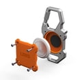 thumbnail image 2 of UAG AirTag Case 1st/2nd Gen with Built-in Bottle Opener - Hard Shell Lock Case AirTag Holder Durable Locking Carabiner for Keys, Luggage & Bags, Monarch Orange/Silver, 2 of 5