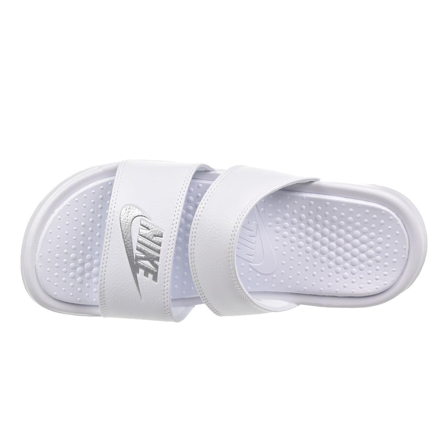 nike benassi silver