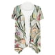 thumbnail image 3 of ICHUANYI Clearance Women's Summer Fashion Flower Print Short Sleeve Top T-shirt(Green, L) ICHUANYI WER2023080915090, 3 of 4