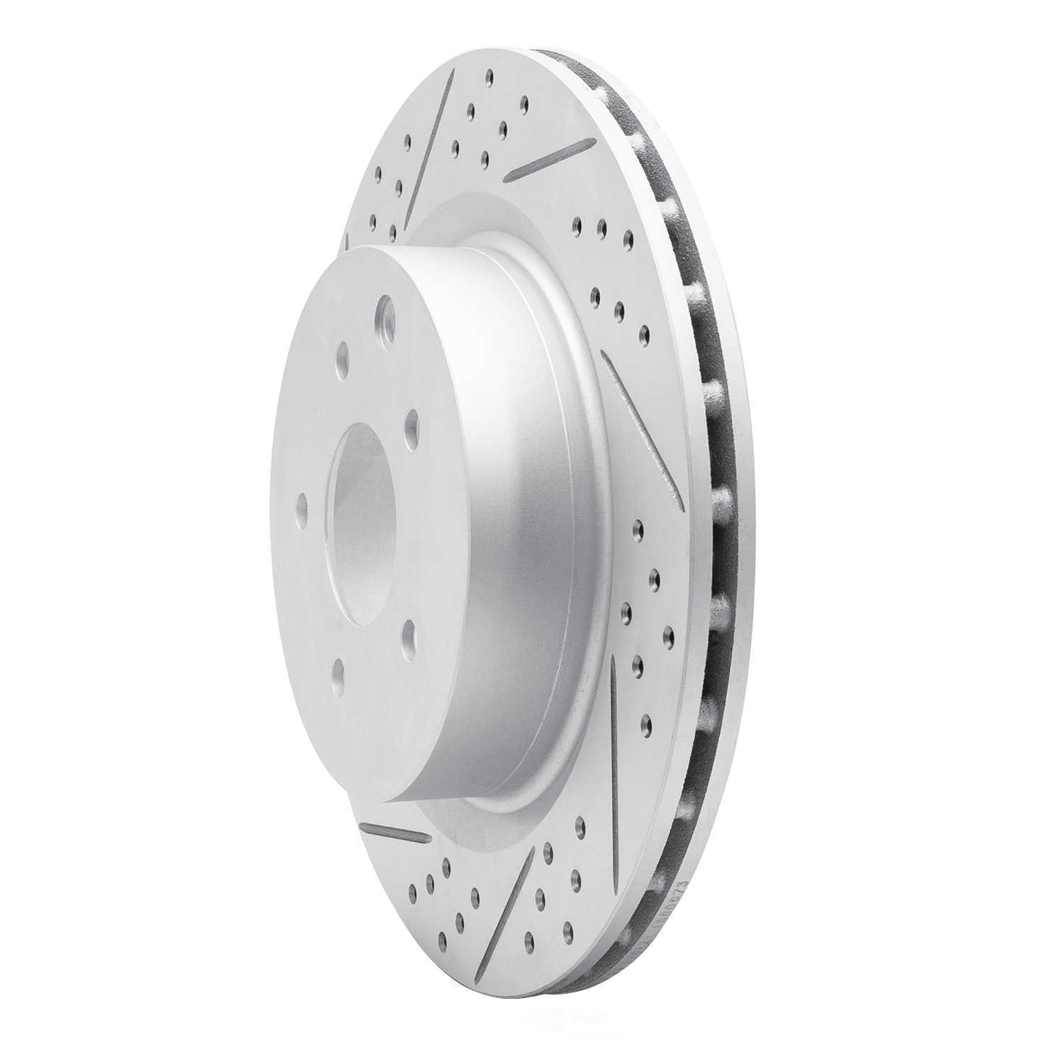 Dynamic Friction Company 830-68009L DFC Geoperformance Rotor - Drilled and Slotted