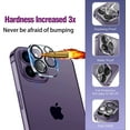 thumbnail image 5 of Camera Lens Protector for iPhone 14 Pro & iPhone 14 Pro Max 2022,Premium HD Clear Tempered Glass Lens Cover Flim[Case Friendly][Scratch-Resistant][Easy Installation][Night Circle], 5 of 7