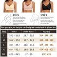 thumbnail image 2 of Wirefree Bras for Women Everyday Comfort Bra Push Up Wireless Bras V Neck Lace Full Coverage Seamless Bra, 2 of 8