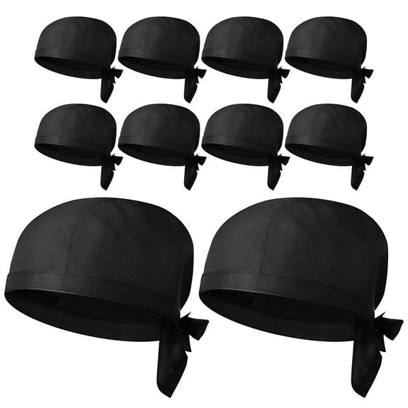 10pcs Chef Hats Kitchen Cooking Hat Breathable Cook Hat Cotton Cooking Hat Bakery Hat