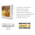 thumbnail image 2 of Plug in Dimmable LED Night Light with Dusk to Dawn Auto Sensor, Adjustable Brightness, Warm Light, Auto On/Off Nightlight for Bathroom, Hallway, Nursery, Bedrooms - Klimt: Sea Serpents III, 2 of 7