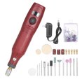 thumbnail image 1 of 12V Mini Rotary Tool Portable Electric Grinder 5000-15000rpm Variable Speed Rotary Cutter with 24Pcs Attachments for Crafting Projects and DIY Creations, 1 of 8