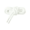 thumbnail image 2 of INSPIRE CHIC Round Rope Shoelaces Thick Cotton Solid Shoe Laces for Sneakers Boot 1 Pair 120cm/47.24" White, 2 of 4