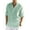 Green, variant on COOFANDY Men's Cotton Linen Shirts Long Sleeve Casual T-Shirts Hippie Summer Beach Tops