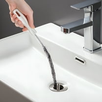 ACDANC Flexible Drain Cleaner Brush,Bendable Shower Sink Long Pipe Cleaners Hair Clog Remover Cleaning Tool for Home Kitchen Sink,Bathroom Hair,Unclog Toilet,Dryer Vent,Sewer,Snake Tube