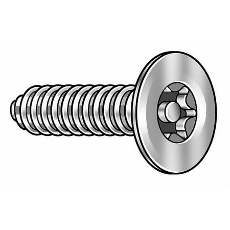 

Tamper-Pruf Screw Scrw Sz #8 T15 18-8SS 1/2 L PK25 91800