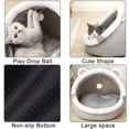 thumbnail image 6 of Pet Caca Small Washable Cozy Cat Bed Cave, Gray, 6 of 6