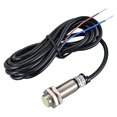 thumbnail image 2 of Heschen M12 Inductive Proximity Sensor Switch PR12-2DC Cylindrical Type Detector 2mm DC12-24V 2-Wire NC(Normally Closed) CE, 2 of 4