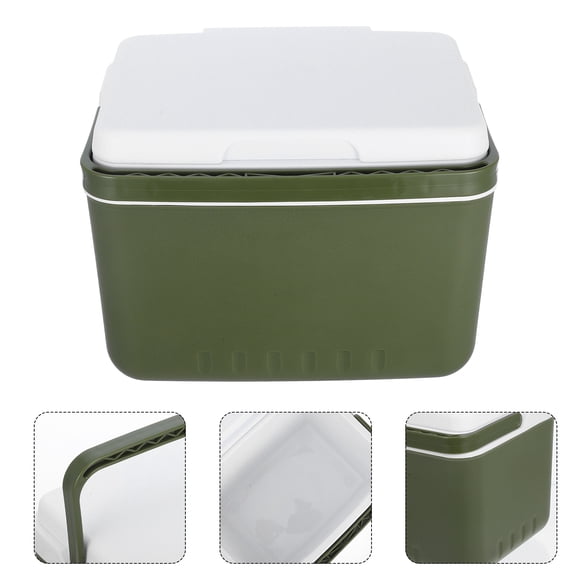 HINTRMENT Green Portable Cooler High Efficiency Insulation for Outdoor Activities